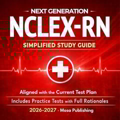 Next Generation NCLEX-RN: A Simplified Study Guide: Pass the National Council Licensure Exam for Registered Nurses — Aligned with Current Test Plan, Includes Practice Tests with Full Rationales