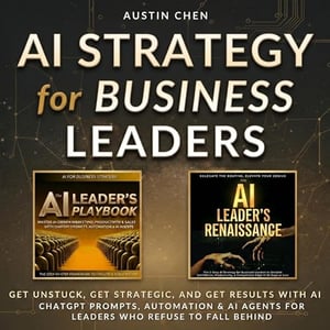 AI Strategy for Business Leaders 2-in-1: Get Unstuck, Get Strategic, and Get Results with AI: ChatGPT Prompts, Automation & AI Agents for Leaders Who Refuse to Fall Behind