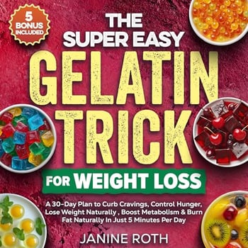 The Super Easy Gelatin Trick for Weight Loss: A 30-Day Plan to Curb Cravings, Control Hunger, Lose Weight Naturally, Boost Metabolism & Burn Fat Naturally in Just 5 Minutes Per Day