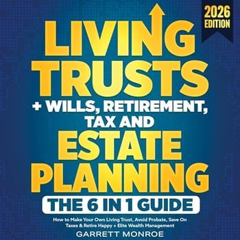 Living Trusts + Wills, Retirement, Tax & Estate Planning: The 6-in-1 Guide: How to Make Your Own Living Trust, Avoid Probate, Save on Taxes & Make Your Money Last + Elite Wealth Management Strategies (Wealth Strategy)