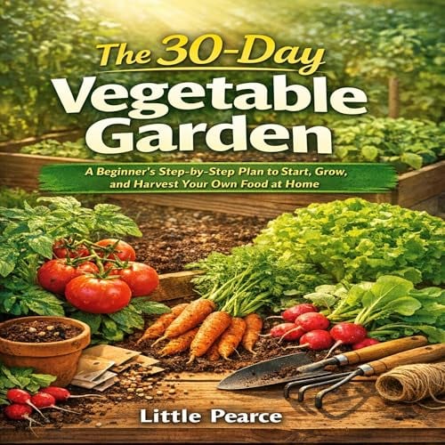 The 30-Day Vegetable Garden: A Beginner’s Step-by-Step Plan to Start, Grow, and Harvest Your Own Food at Home