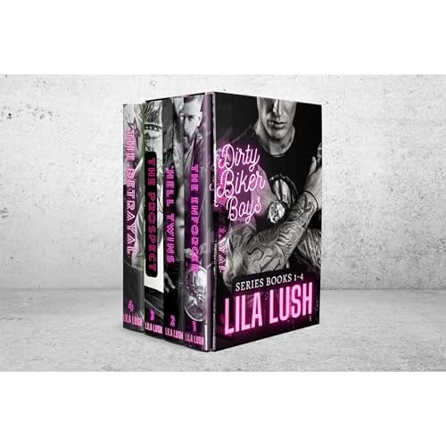 Dirty Biker Boys MC Box set: Books 1-4: Dark MC Reverse Harem MC Romance: The Enforcer, Hell Twins, The Prospect, The Betrayal