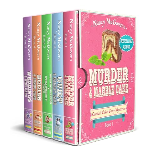 Comfort Cakes Cozy Mysteries, The Complete Series: A 5 Book Box Set With 5 Delicious Cake Recipes