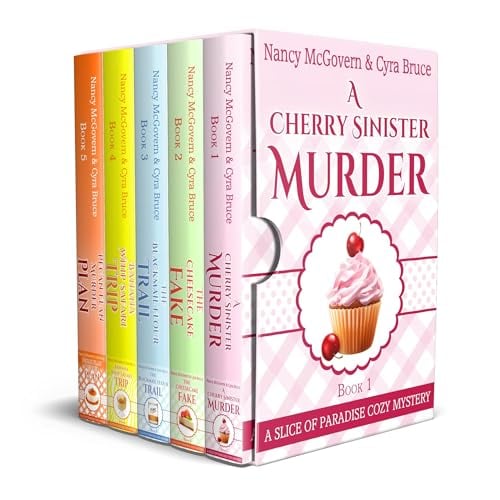 Slice of Paradise Cozy Mysteries, The Complete Series Box Set: With All 5 Books & All 5 Recipes from the series Plus a Bonus Prequel